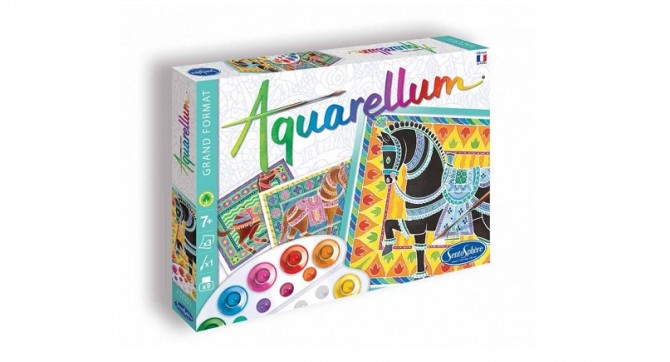 Zestaw do malowania Aquarellum SentoSphere - Konie